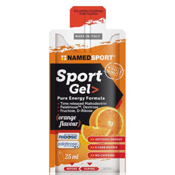 Энергетический гель для спорта NAMED SPORT Orange 25 мл