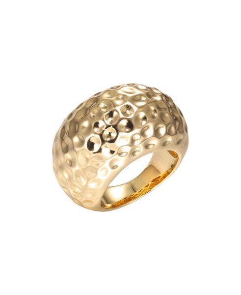 Indented Puffy Rounded Statement Ring