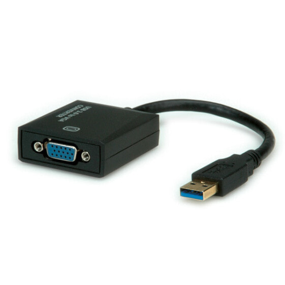 Адаптер USB Display VALUE - USB3.0 на VGA - черный 0.15 мм