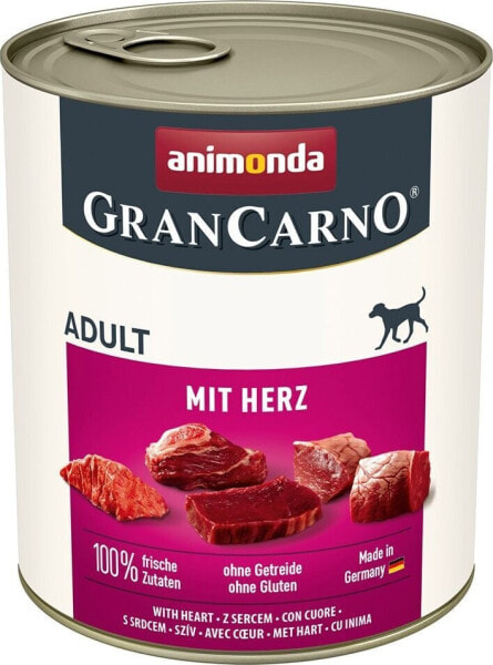 Animonda ANIMONDA GranCarno Adult Dog smak: z sercami 800g