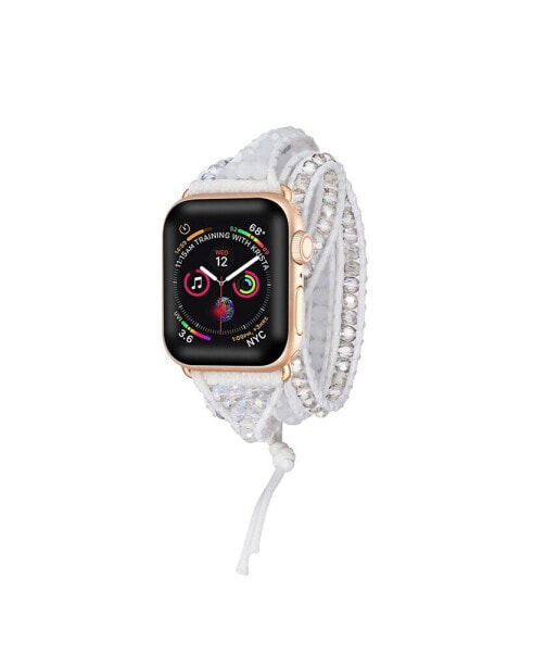 Ремешок POSH TECH Silver-Tone White для Apple Watch 42mm