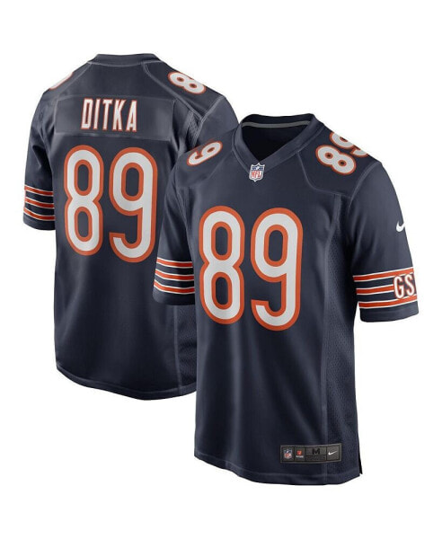 Men's Mike Ditka Navy Chicago Bears Game Retired Player Jersey