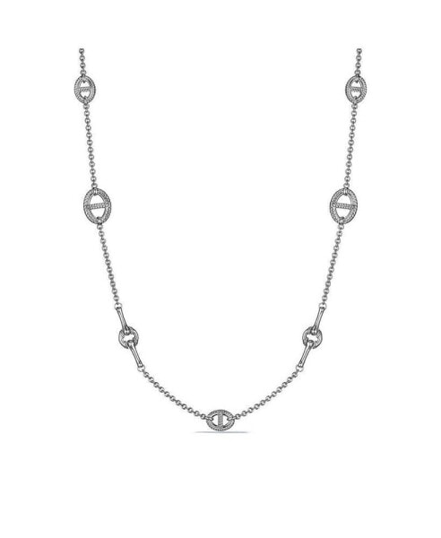 Vienna Long Multi Link Station Necklace