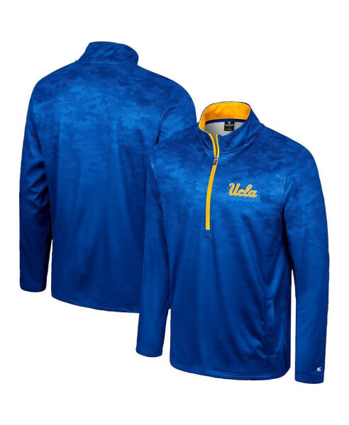 Куртка с полукруглой молнией Colosseum мужская Синяя UCLA Bruins The Machine