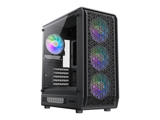 GAMEMAX Forge MB Premium Micro ATX PC Case-Black