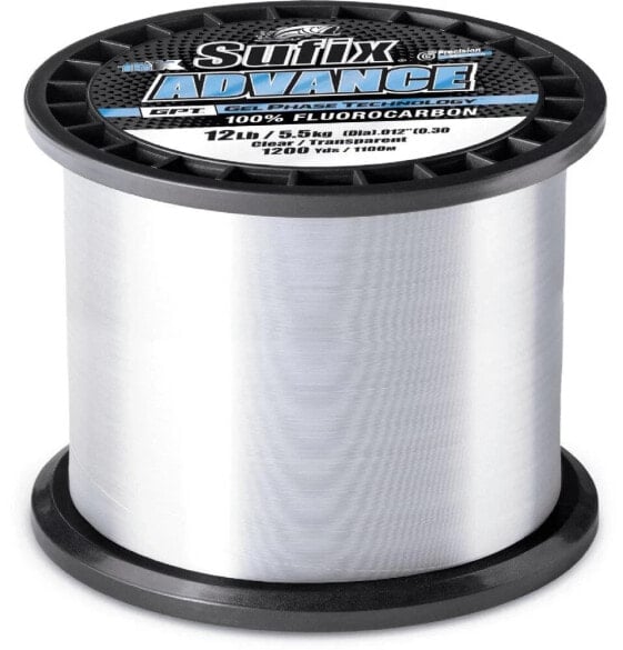 Sufix Advance Fluorocarbon 1200yards Clear