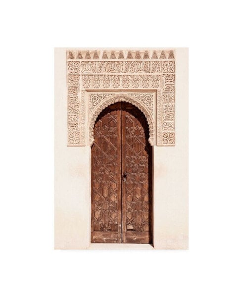 Philippe Hugonnard Made in Spain Arab Door in the Alhambra Canvas Art - 19.5" x 26"