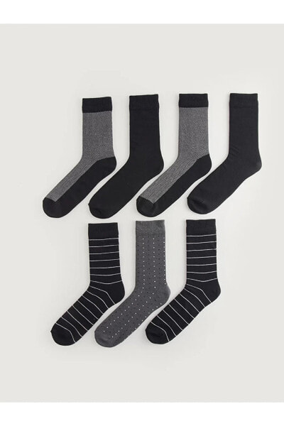 Носки LCW ACCESSORIES Mens Patterned Socks 7-pack