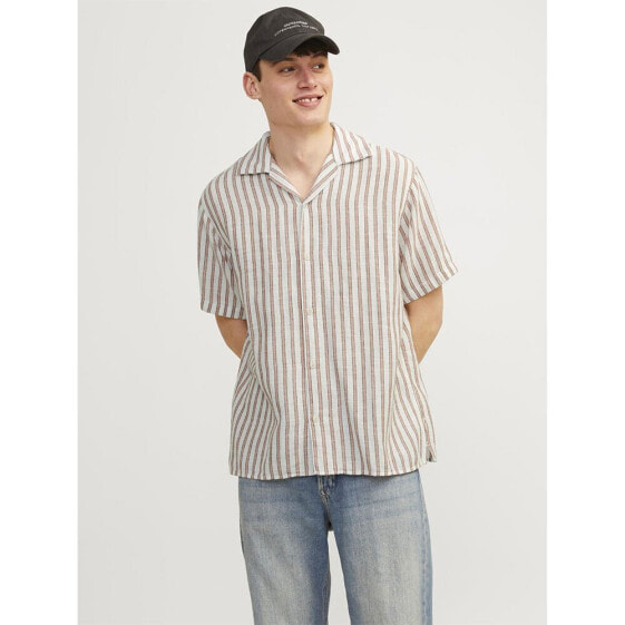 JACK & JONES Noto Stripe Resort short sleeve shirt