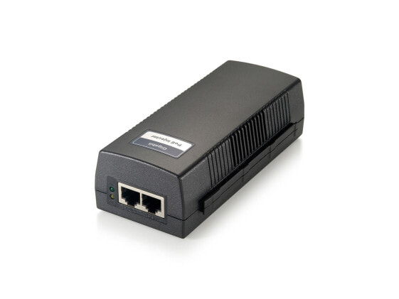 LevelOne Gigabit PoE Injector - 30W - Gigabit Ethernet - 10,100,1000 Mbit/s - Black - 100 m - PoE - Power - FCC Part 15 - CE - RoHS