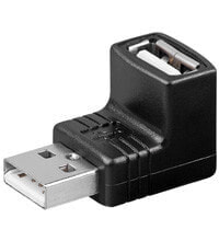 Goobay USB A M/FM, USB A M, USB B FM, Black