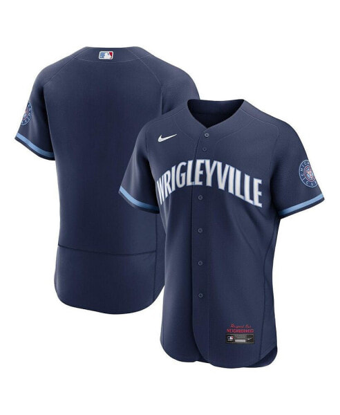 Men's Navy Chicago Cubs City Connect Authentic Jersey