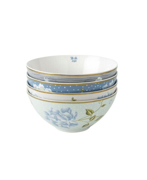 Heritage Collectables Mixed Designs Bowls in Gift Box, Set of 4