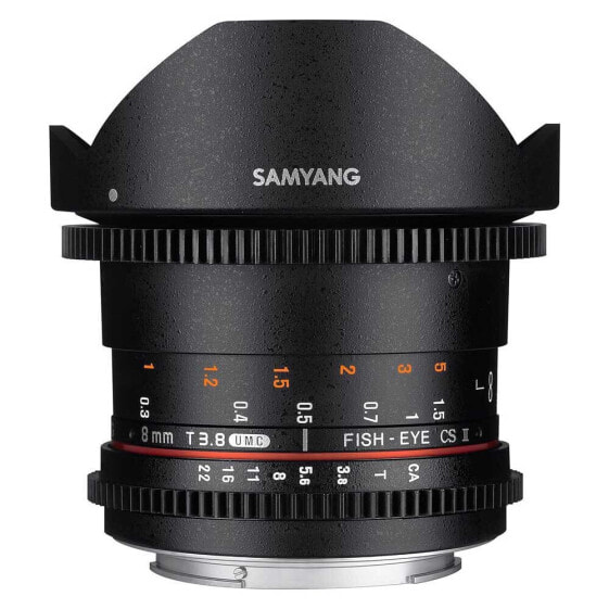 SAMYANG 8 mm T3.8 UMC CSII VDSLR Sony E Camera Lens