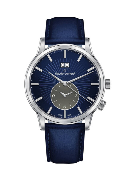 Claude Bernard Herren Uhr Classic 2nd Time Zone