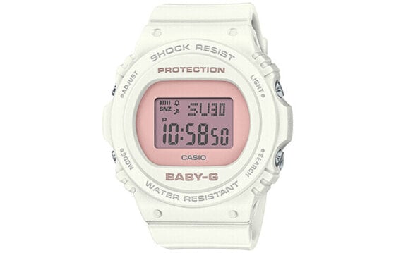 Часы и аксессуары CASIO G-SHOCK модель BGD-570-7B розовый футляр