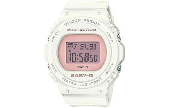 Часы и аксессуары CASIO G-SHOCK модель BGD-570-7B розовый футляр