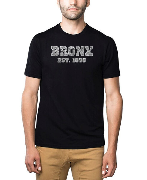 Mens Premium Blend Word Art T-Shirt - Popular Bronx, NY Neighborhoods