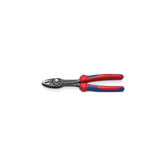 Knipex Frontgreifzange TwinGrip Länge 200 mm poliert Mehrkomponenten-Hüllen schwarz atramentiert