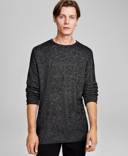 Men's Alternative Regular-Fit Stonewashed Crewneck Sweater, Created for Macy's