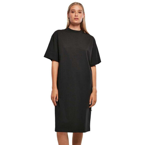 URBAN CLASSICS Organic Oversized Short Sleeve Short Dress