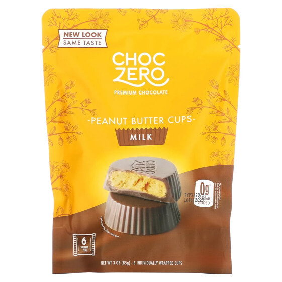 ChocZero, конфеты с молочным шоколадом и арахисовой пастой, 85 г (3 унции)