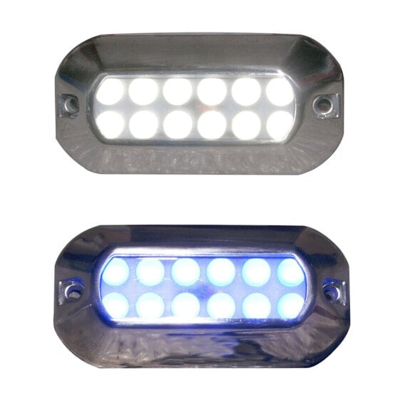 A.A.A. IP68 12x0.2W Rectangular Underwater White LED Light