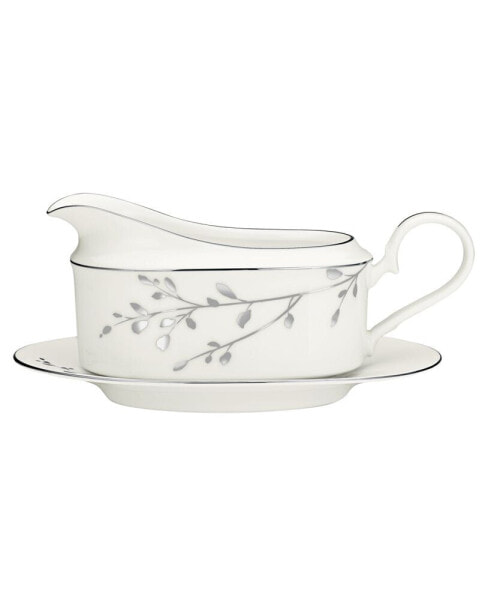 Serveware, Birchwood Gravy Boat with Tray