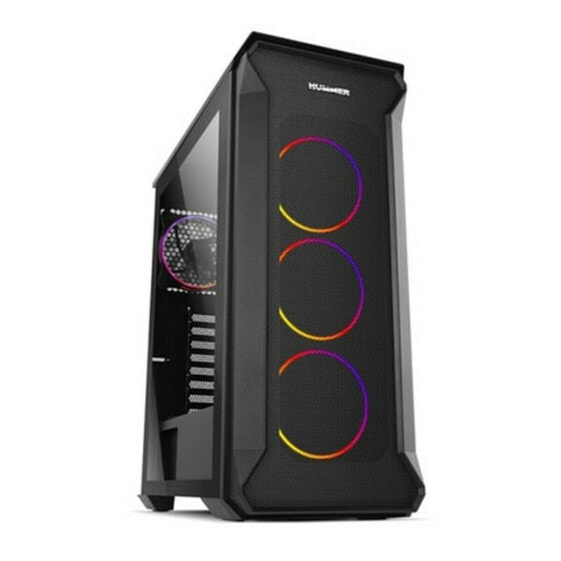 Блок полубашня Micro ATX / Mini ITX / ATX Nox Hummer Quantum RGB Ø 12 cm Чёрный