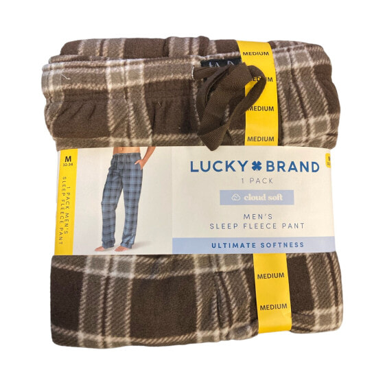 Lucky Brand Men's Cloud Soft Fleece Drawstring Waist Sleep Pant