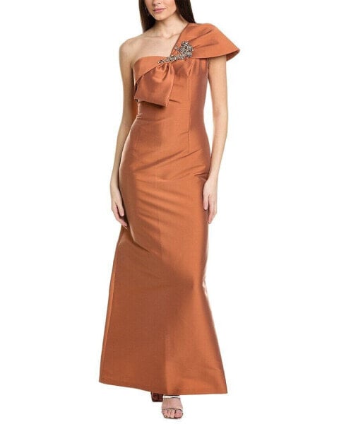 Sachin & Babi Ines Gown Women's Brown 0