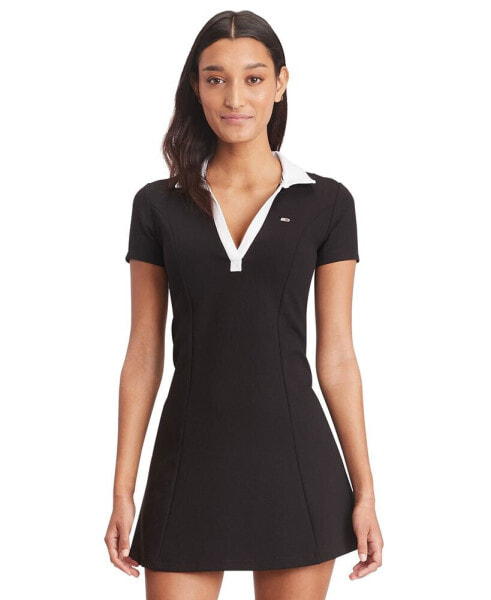 Women's Johnny-Collar Tennis Dress