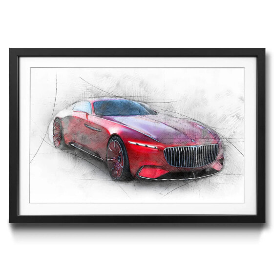 Gerahmtes Bild Maybach Study