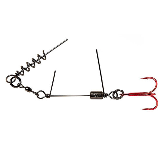 Рыболовный крючок Savage Gear SS Corkscrew Stinger Tied (Красный)