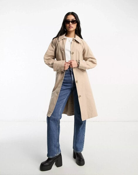 Pimkie lightweight belted trench in beige