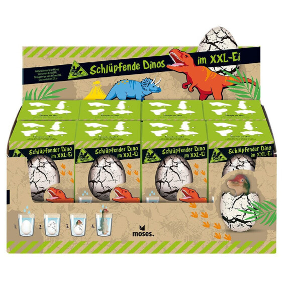 Игровые фигурки для детей moses Динозавры из Перевёрнутого Яйца XXL 4 в ассортименте