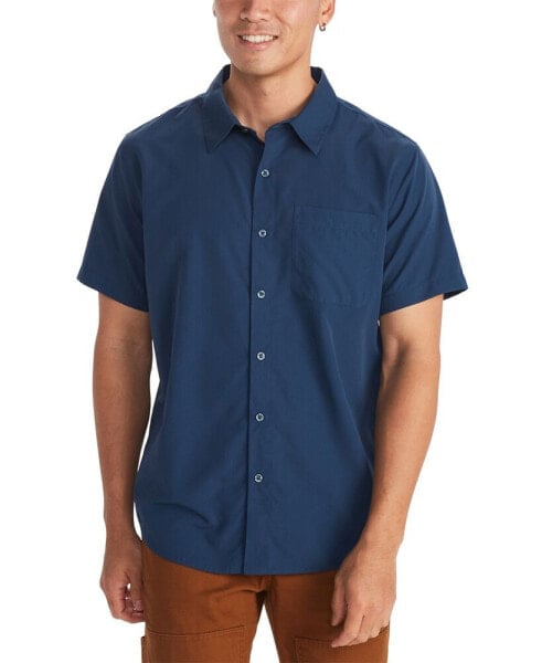 Men's Aerobora Button-Up Short-Sleeve Shirt