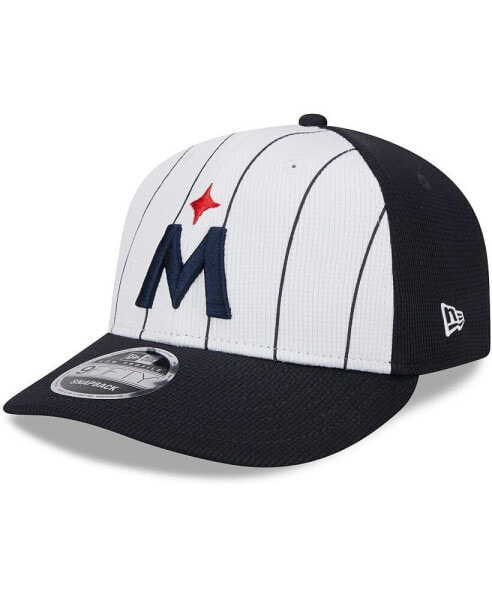 Men's White Minnesota Twins 2024 Batting Practice Low Profile 9Fifty Snapback Hat