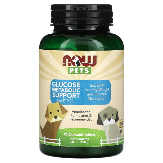 Pets, Glucose Metabolic Support, For Dogs, 90 Chewable Tablets