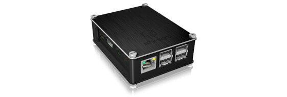 ICY BOX IB-RP102 - Enclosure - Raspberry Pi - Raspberry Pi - Black - Aluminium - China