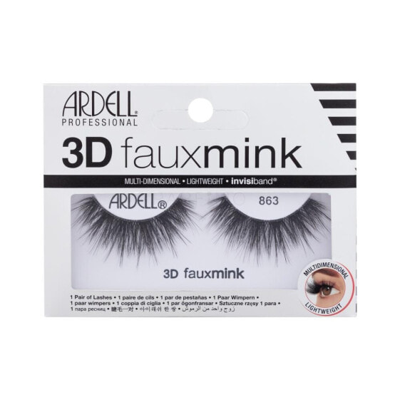 Ardell 3D Faux Mink 863 1 St. falsche wimpern für Frauen