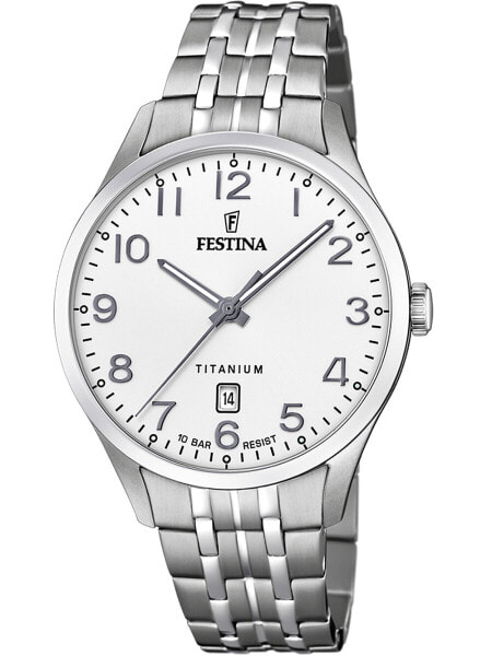 Festina F20466/1 Titanium men's watch 40mm 10ATM