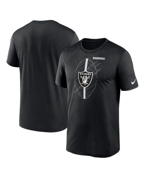 Men's Black Las Vegas Raiders Big and Tall Legend Icon Performance T-shirt