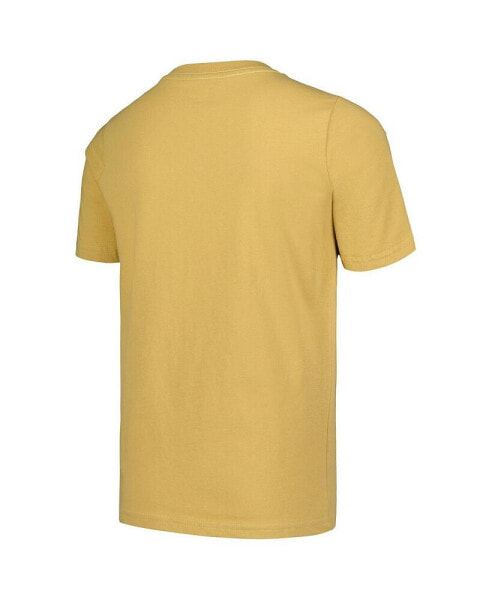 Jordan Big Boys and Girls Gold Cleveland Cavaliers Essential Jumpman Logo T-Shirt