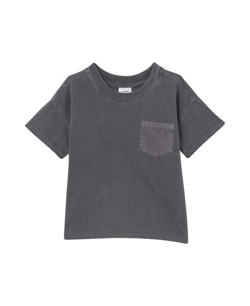 Baby Boys and Baby Girls Alfie Drop Shoulder Tee