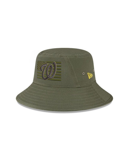Men's Green Washington Nationals 2023 Armed Forces Day Bucket Hat