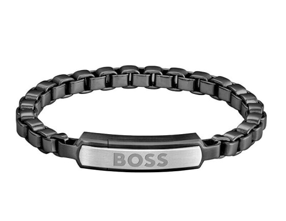 Stylish men´s bracelet made of Devon steel 1580598