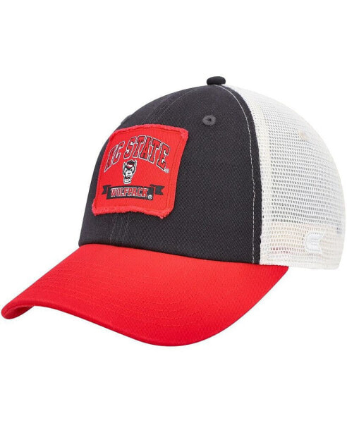 Men's Charcoal NC State Wolfpack Objection Snapback Hat