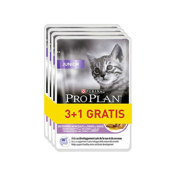 Корм для котов Purina Pro Plan Junior индейка 4 x 85 g