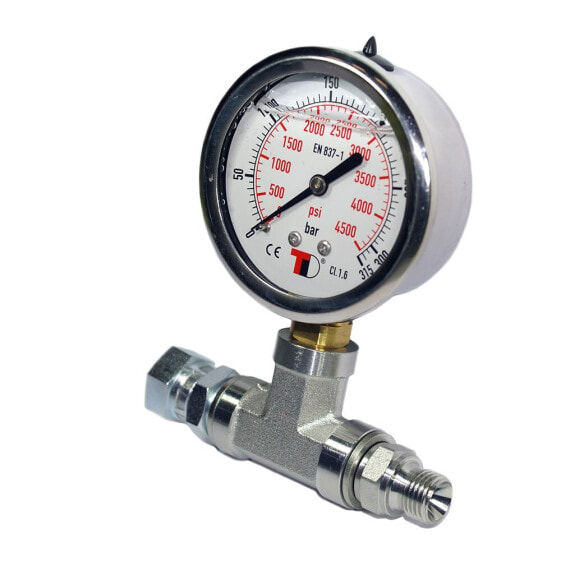 METALSUB Glycerin Pressure Gauge 315 Bar Output Nardi